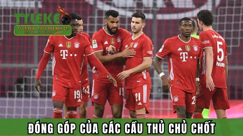 Vai trò nổi bật của các cầu thủ quan trọng