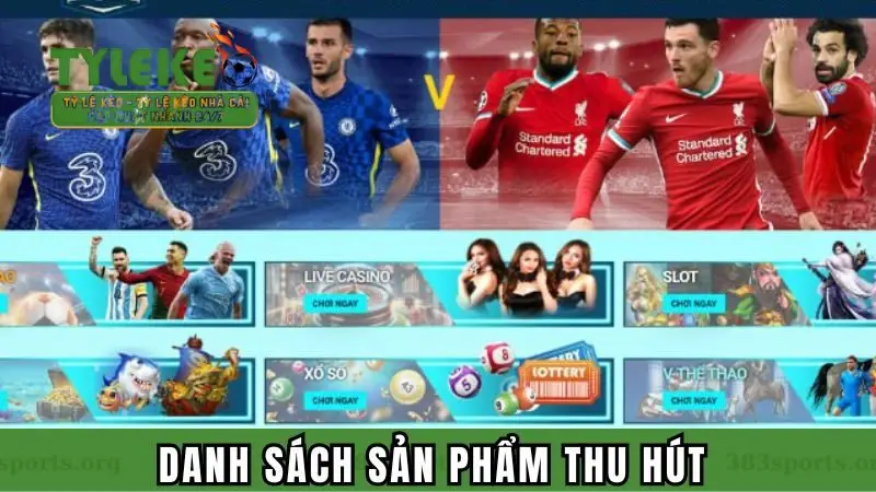 Những sản phẩm thể thao và cá cược nhà cái cung cấp